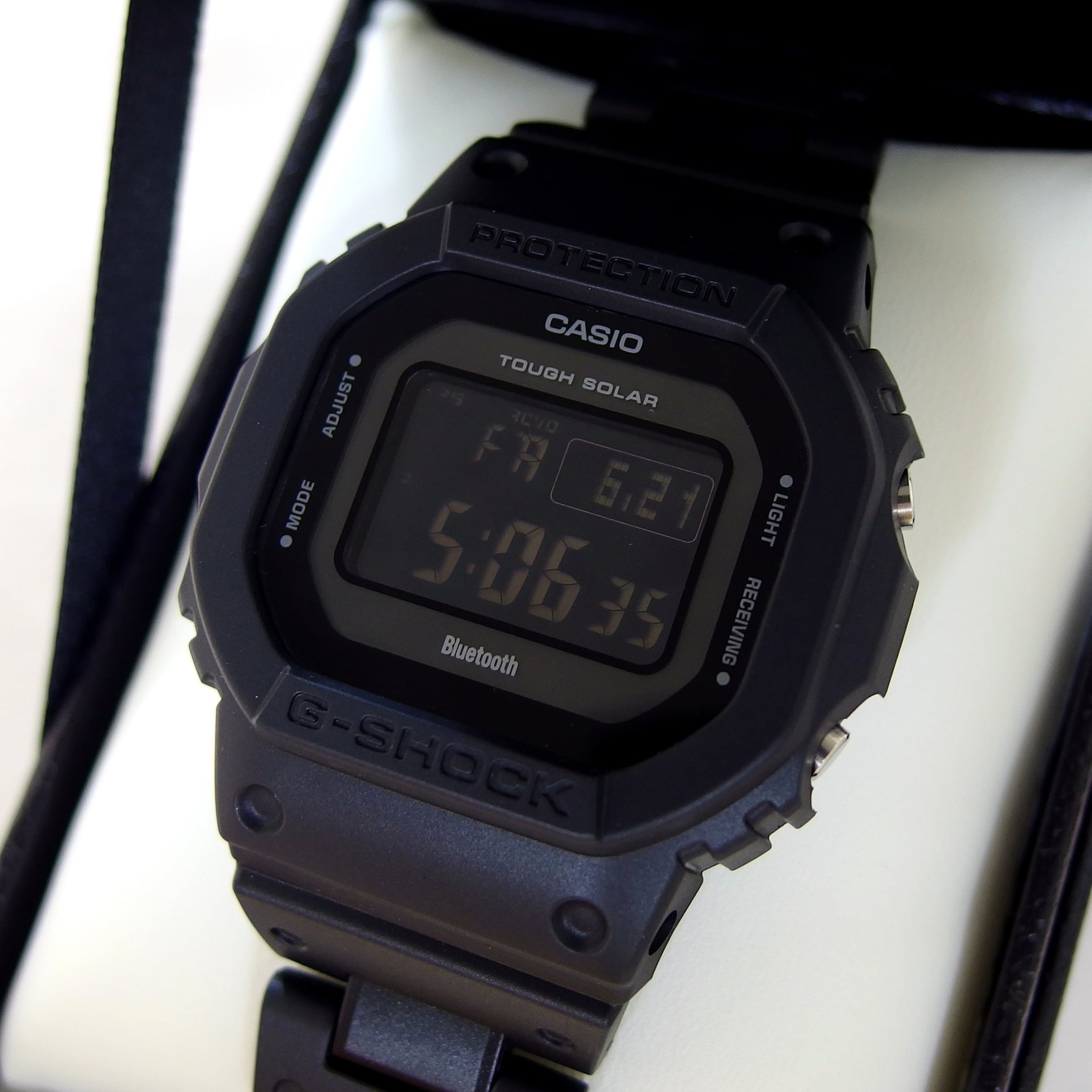 G-SHOCK】GW-5600シリーズ（ブラック） 電波ソーラー/Bluetooth通信 ...