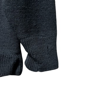 vintage 1960’s black zephyr wool cardigan