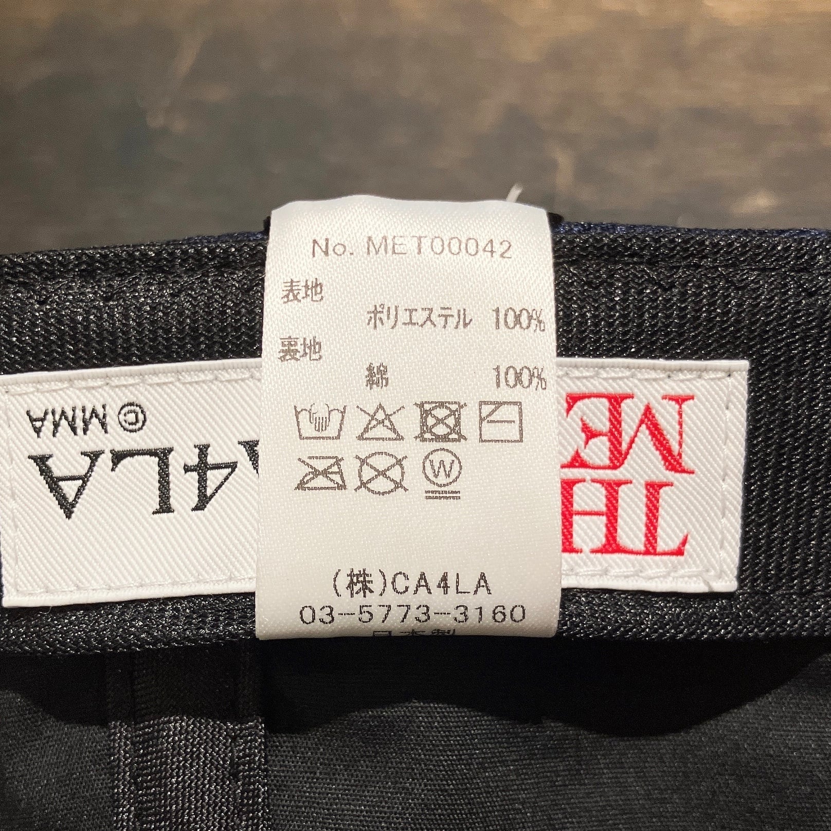 CA4LA】THE MET LOGO CAP キャップ MET00042 | 広島の帽子専門店SHAPPO