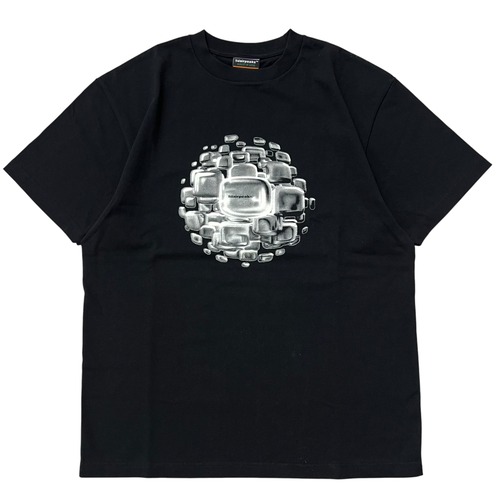 LIDAIRPEAKS / OBJECTIVE T-SHIRT BLACK