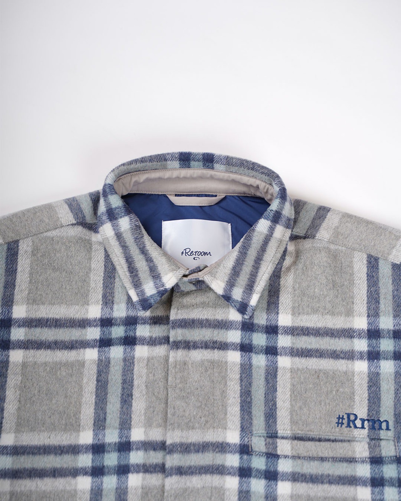 【#Re:room】WOOL CHECK JACKET［REJ153］