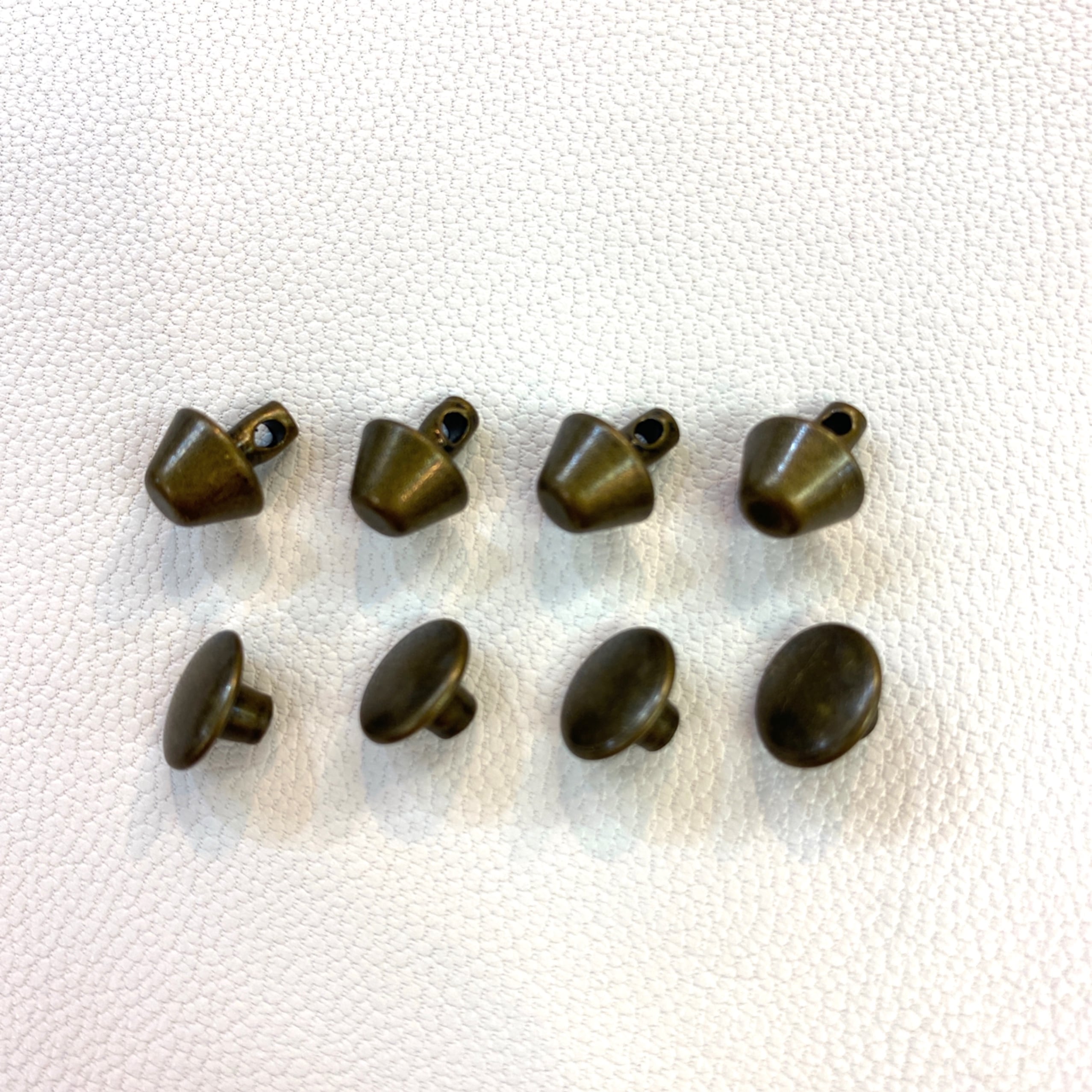 傘型底鋲 頭8mm 足5mm【アンティーク(4セット入り)】JSB-8 | and