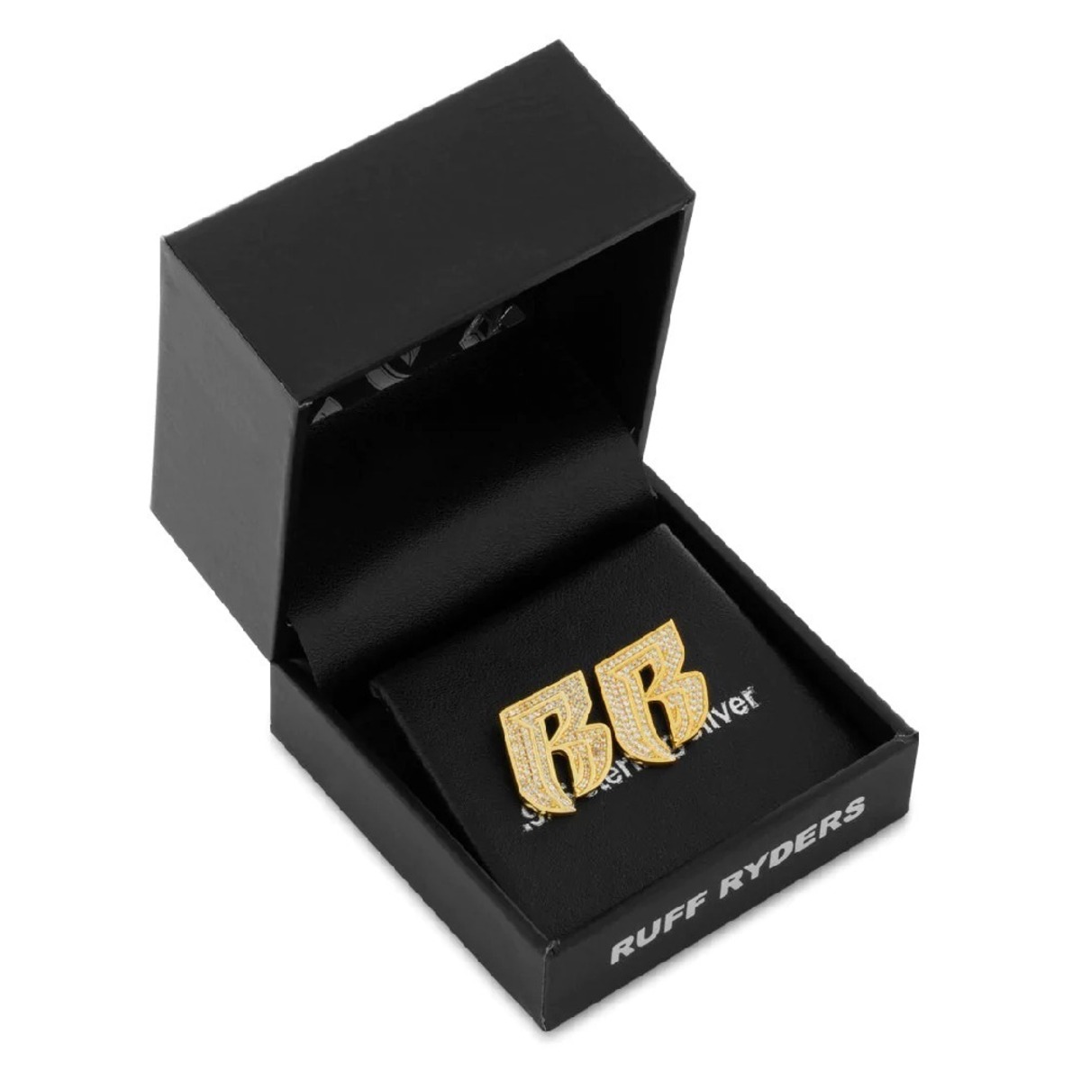 King Ice × RUFF RYDERS ☆ STUD LOGO EARRINGS 2色 | KING ICE キング アイス 通販専門店 ...