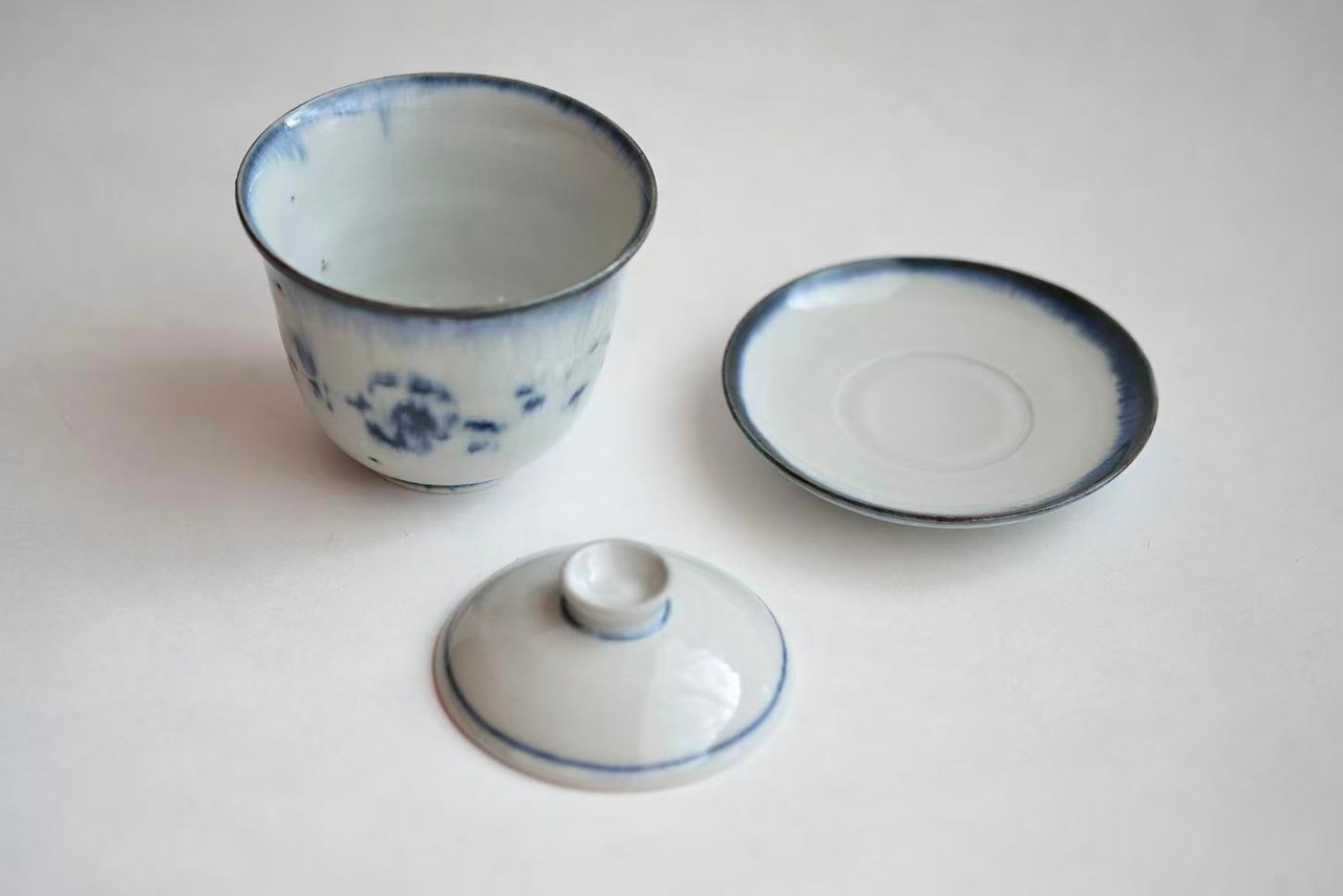 田村文宏 Fumihiro Tamura - 安南蓋碗 lidded cup