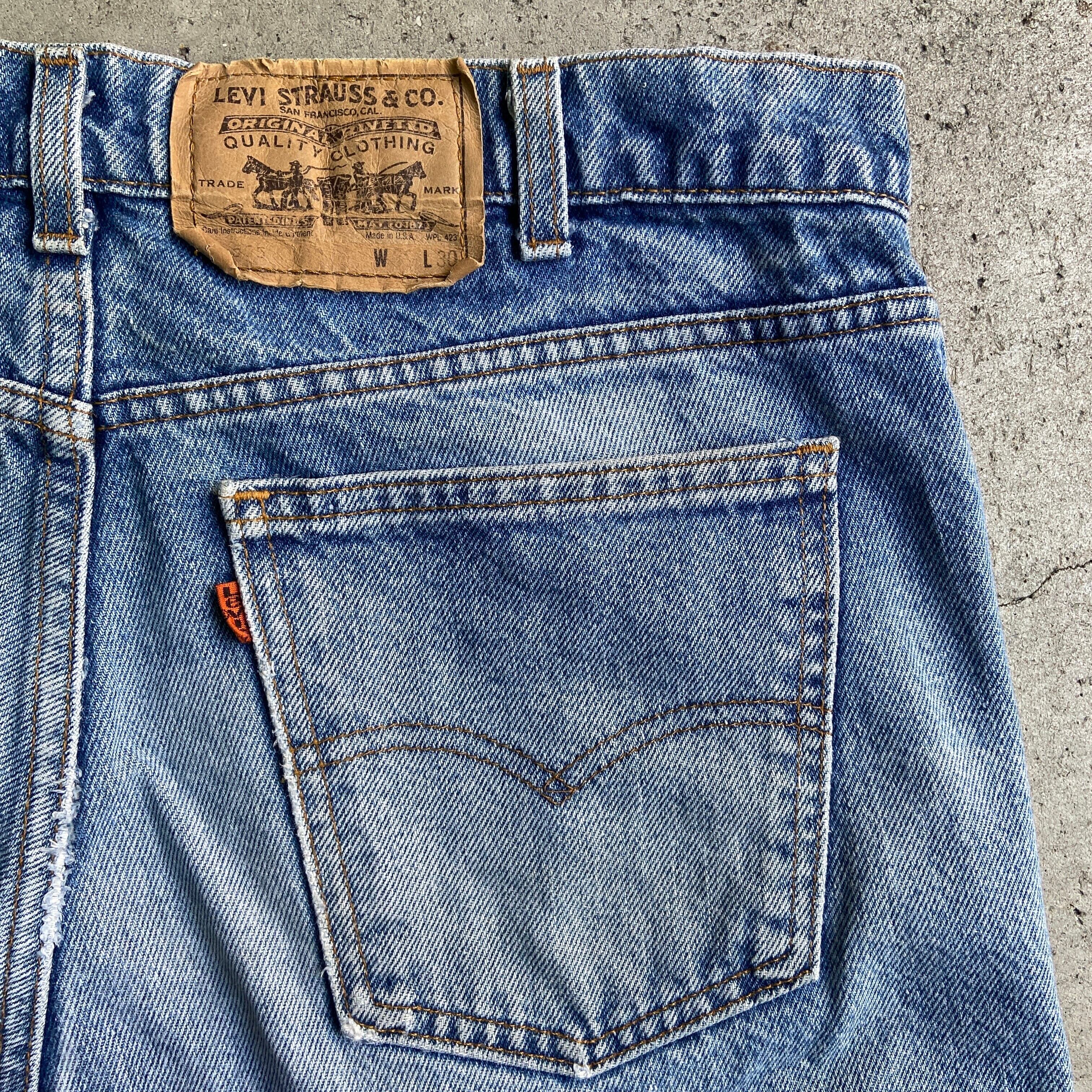 80年代 USA製 Levi's リーバイス 505 オレンジタブ テーパード デニム