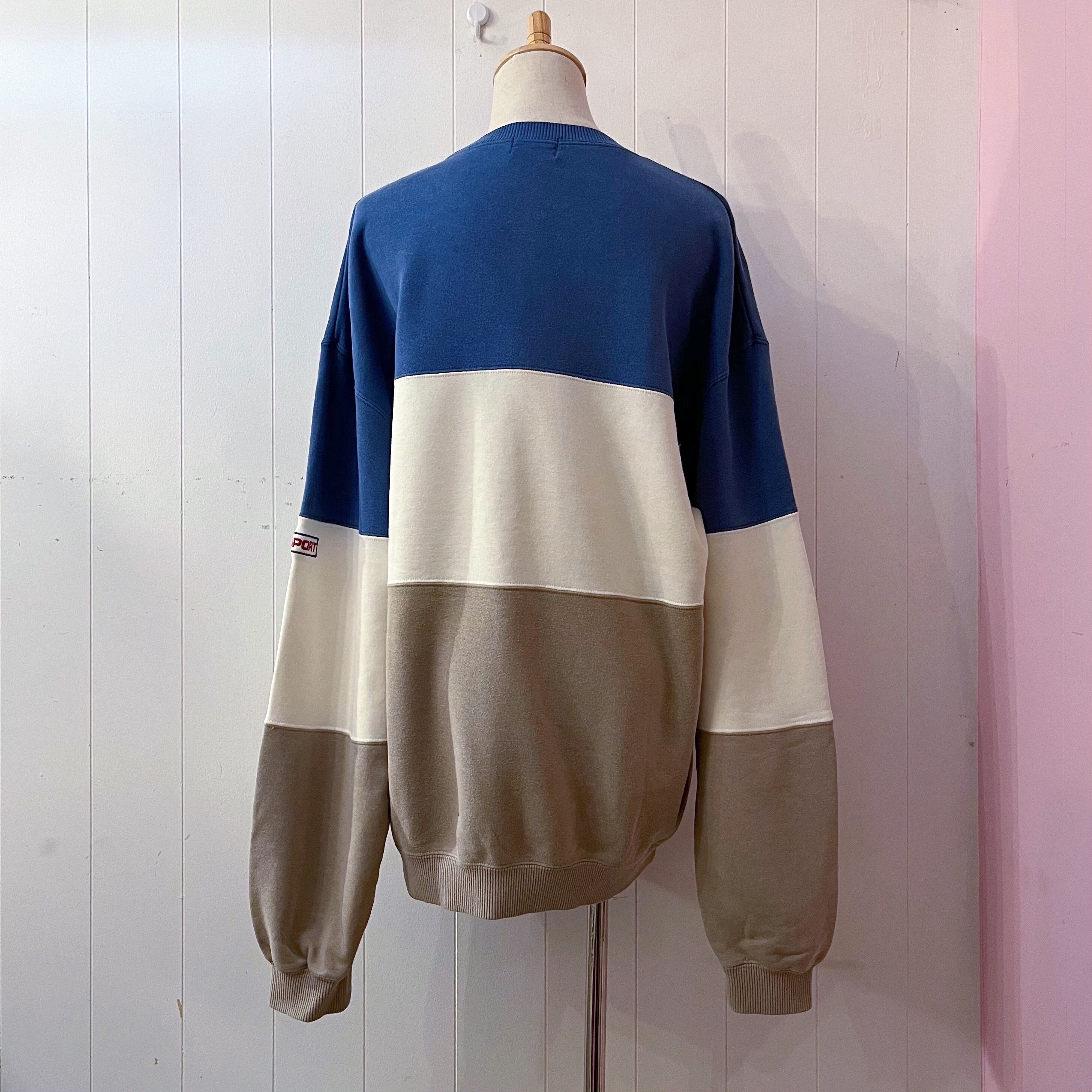 pastel tricolore mens sweat