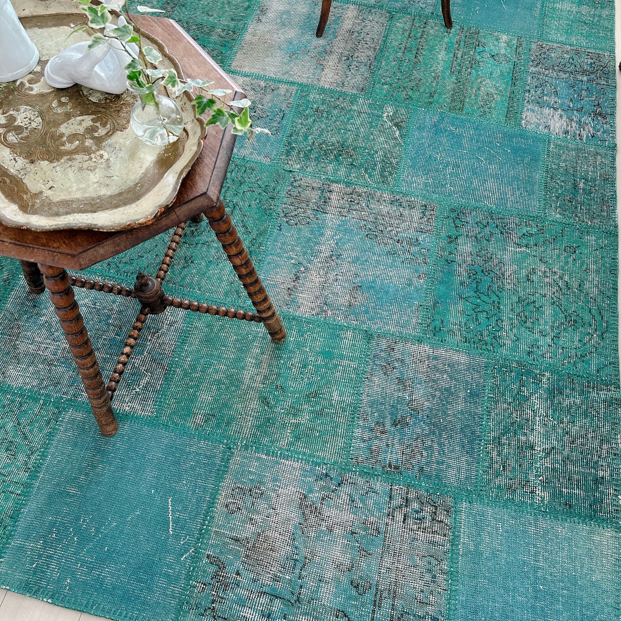 トルコ ヴィンテージラグ TR028 | イスパルタ（パッチワーク） | 158cm