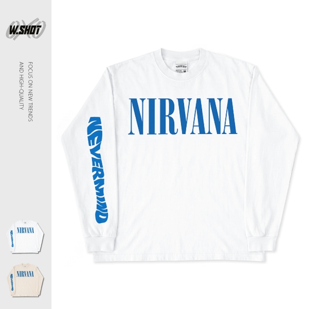 VINTAGE ストリート Nirvanaバンド ロングTシャツ T2315