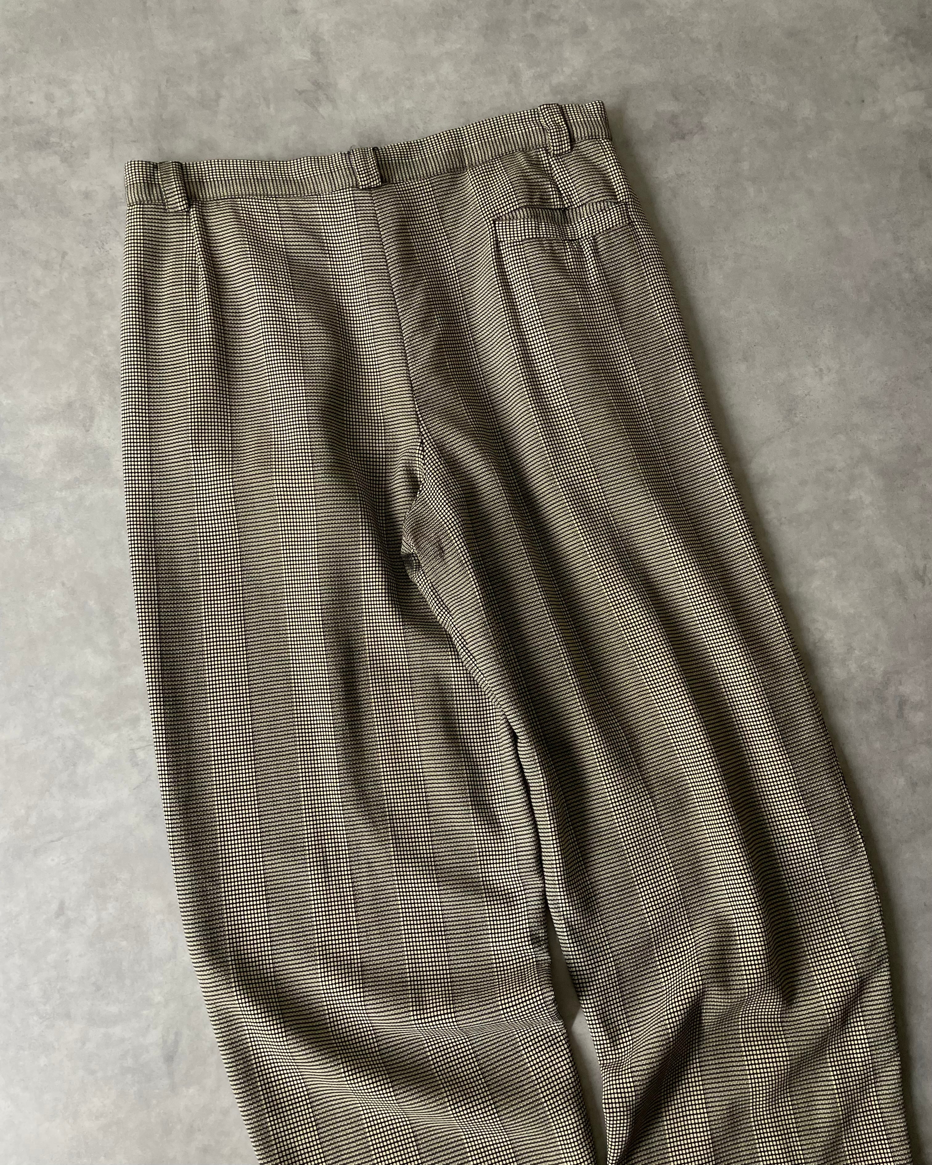 80s GIANNI VERSACE 3tac Summer Wool Slacks | VOLAR