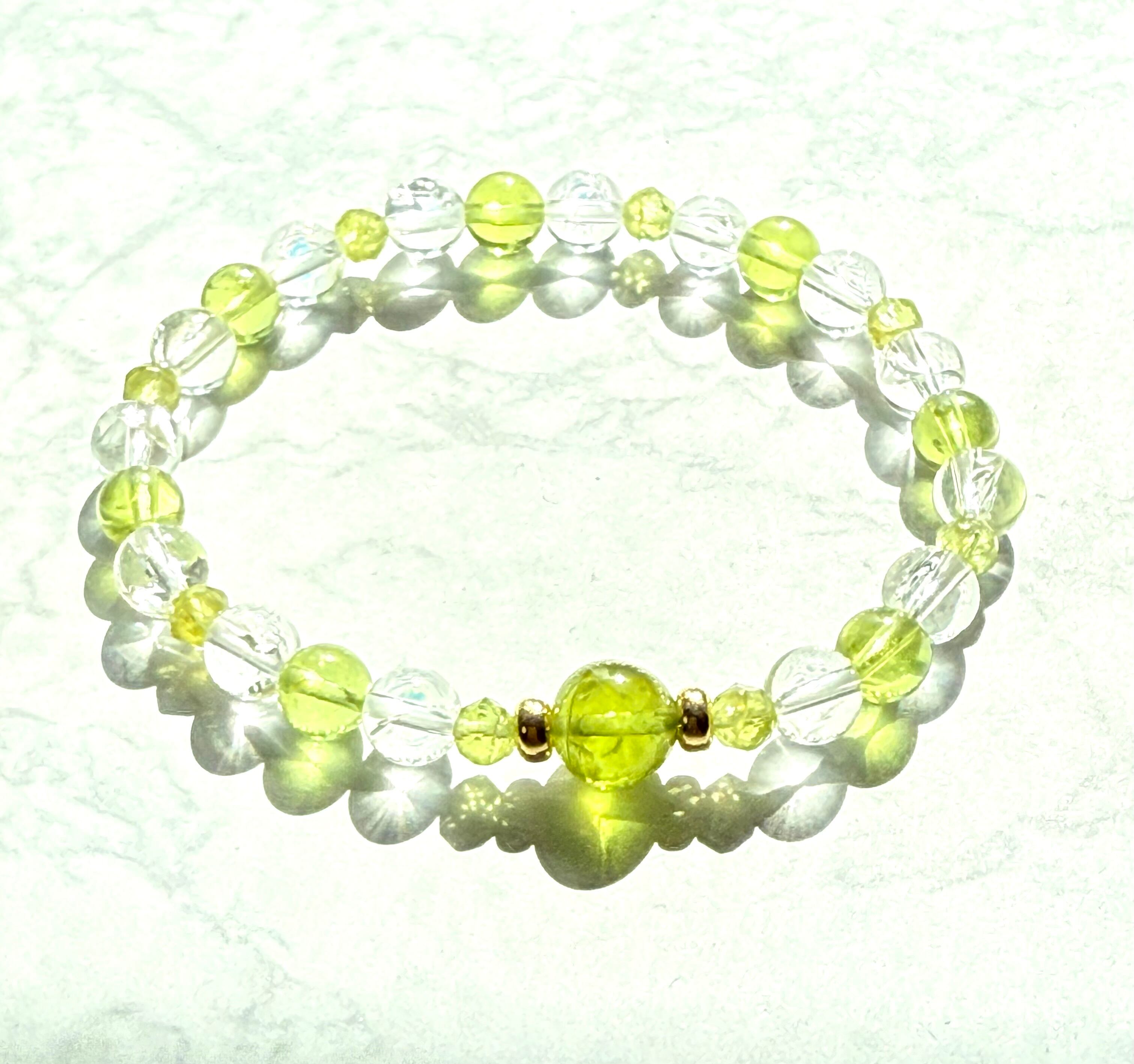 2点のみ【奇跡のストーン！リビアングラス・天珠ブレスレット】 | 開運