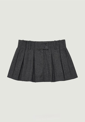 [GROVE] SELENA CHECK PLEATS SKIRT 正規品 韓国ブランド 韓国ファッション 韓国代行 日本 店舗  ブランド グローブ grvr 通販