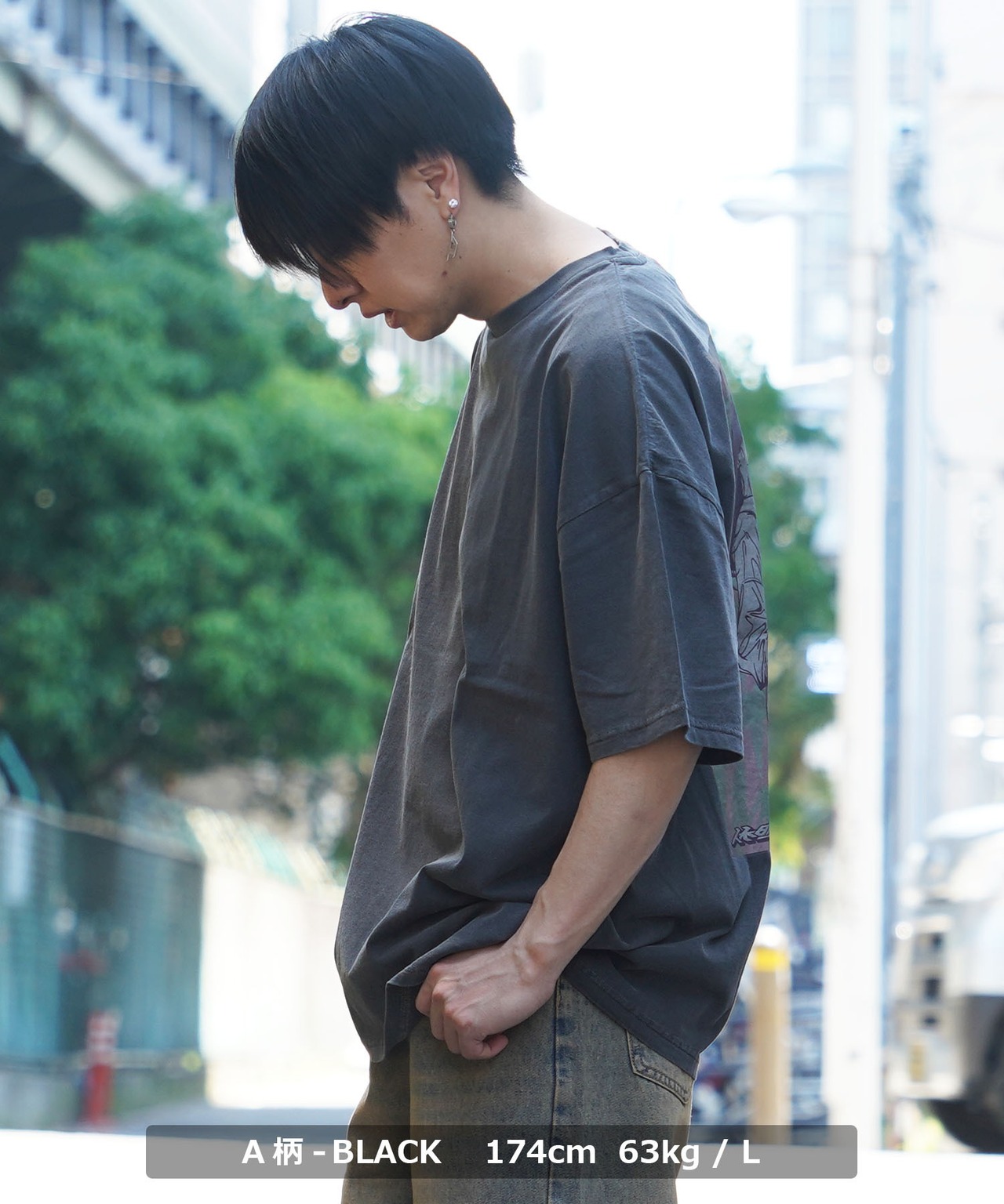 ◆『休日少女』ピグメントTシャツ◆sb-s1290142n