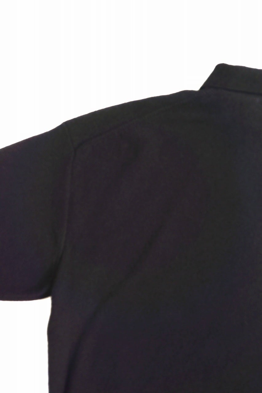 Boucle Garter Knitted Polo