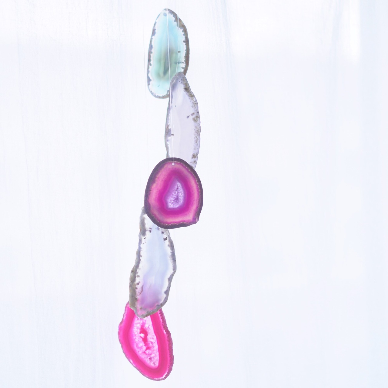 Rose Garden 02 - アゲートヒーリングチャイム / Agate Sun Catcher Wind Chime 148