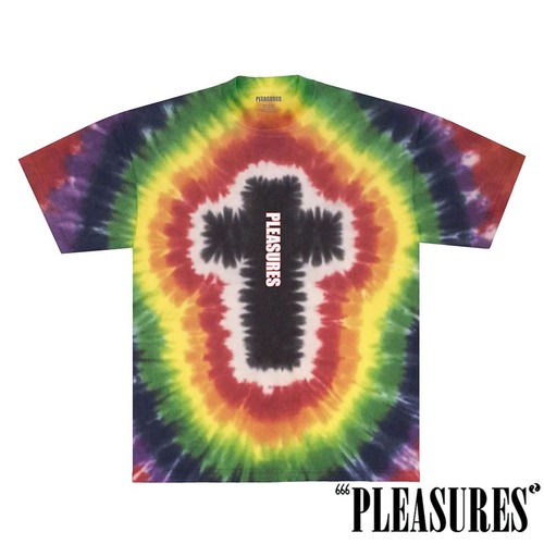 【PLEASURES/プレジャーズ】DYED T-SHIRT Tシャツ / HIPPIE / SP25-12987