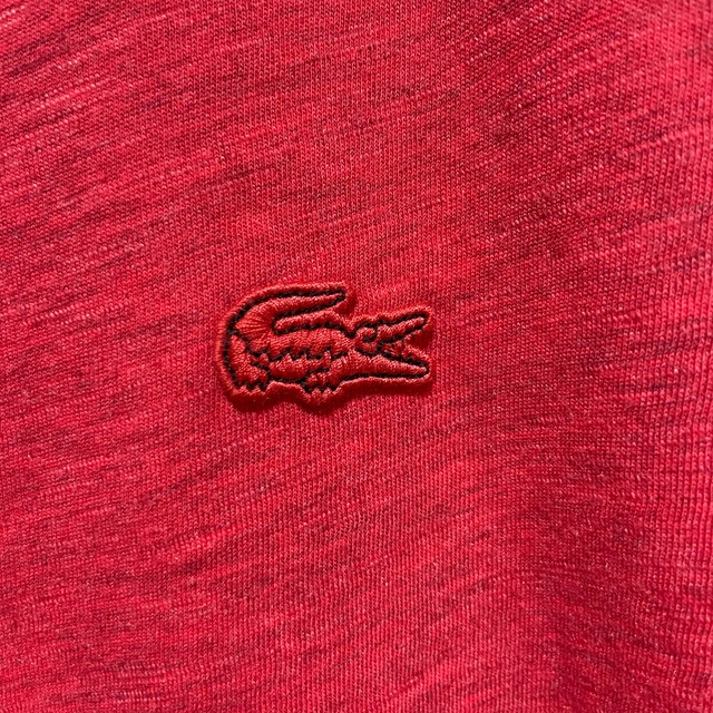 『送料無料』新品タグ付き　Lacoste ワンポイントロゴTシャツ　L シロップピンク