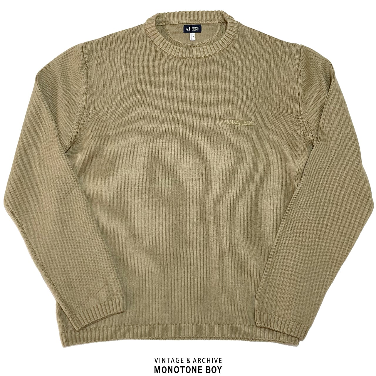 ARMANI JEANS Archive made in Italy Ssize Beige Virgin Wool