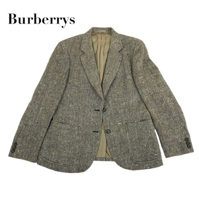 中古 バーバリーズ Burberrys ツイード テーラードジャケット