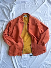 Limehaus Nylon/Cotton Twill Harrington Jacket