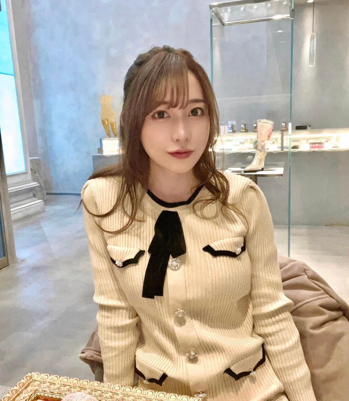 七瀬アリス様ご着用♡可愛い♡伸縮性リボン付きワンピース | PAY ID