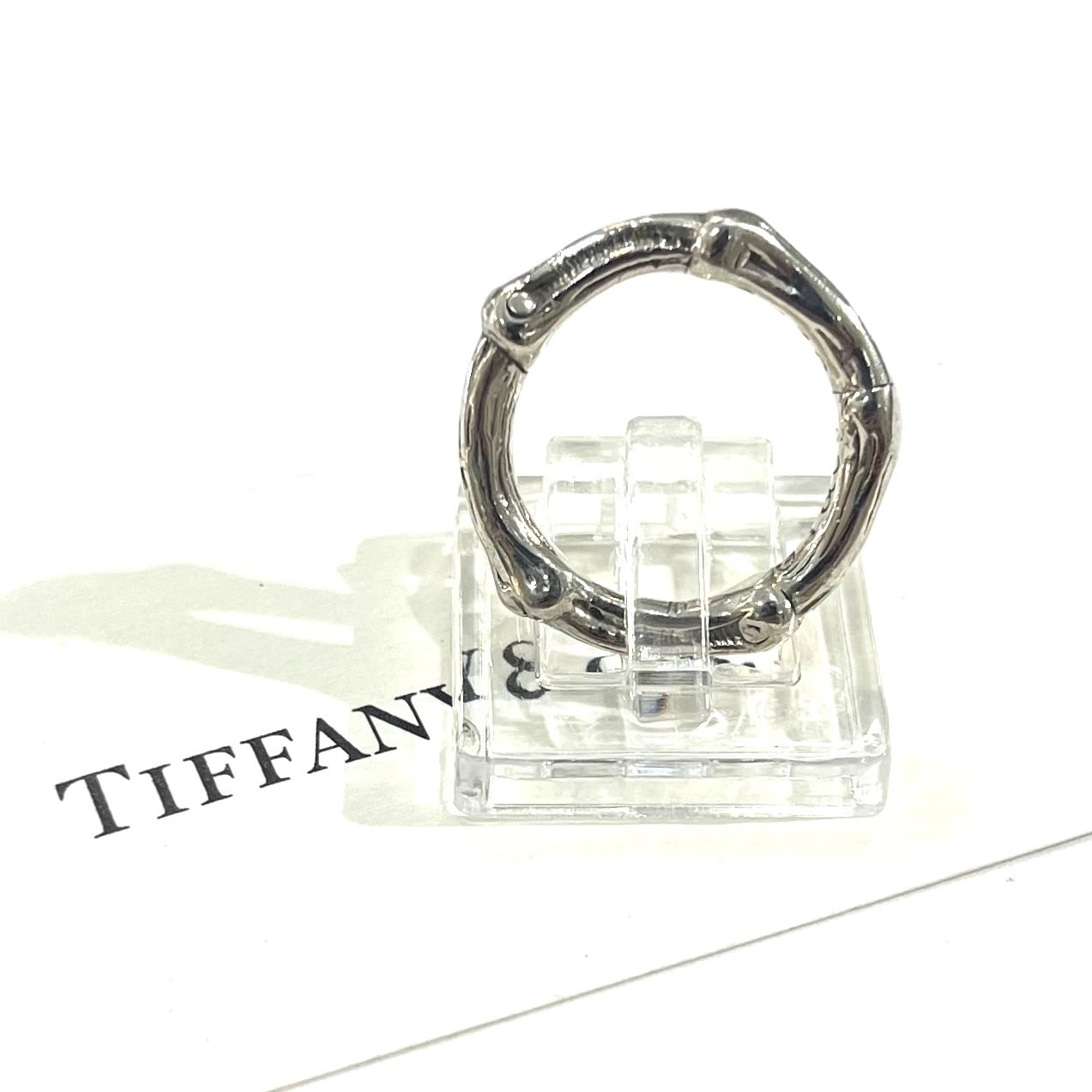希少サイズ 特集掲載【TIFFANY&CO】【12-13号】2726 名作バンブー