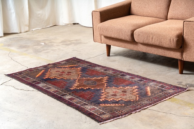 -VINTAGE TRIBAL RUG- Afghanistan 733