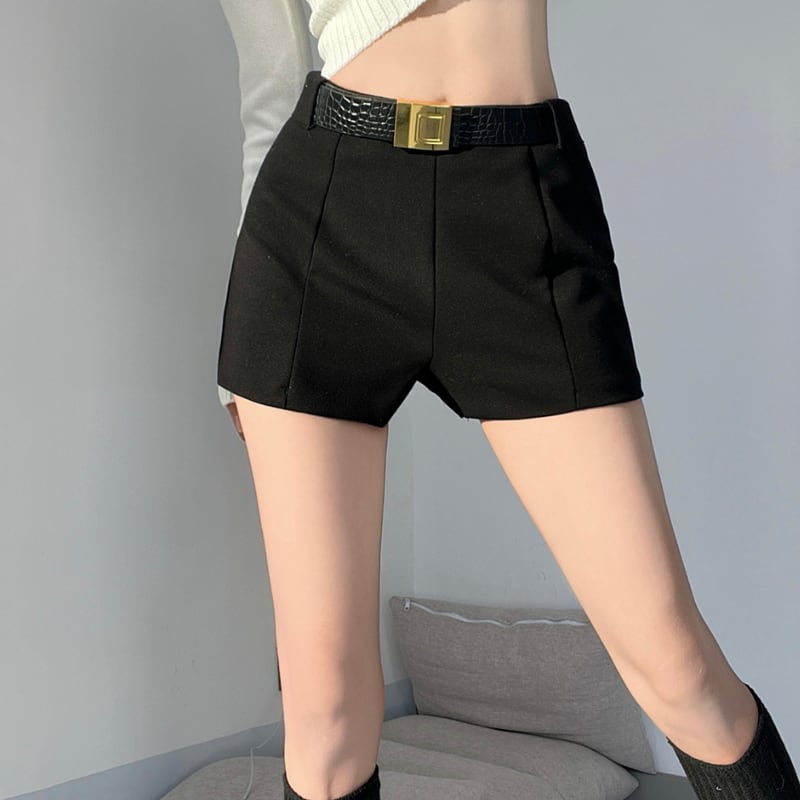 high waist suit shorts la1195