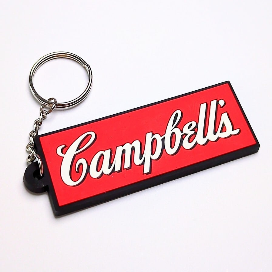 送料無料！ ★ラバーキーホルダー★ 〘652〙【Campbell キャンベル】 〚アメリカン雑貨 アメトイ〛