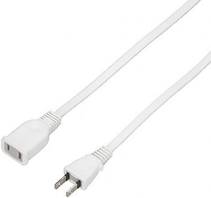 【在庫のみ】ヤザワコーポレーション 延長コード AC 1個口 5m ホワイト HSL105WH