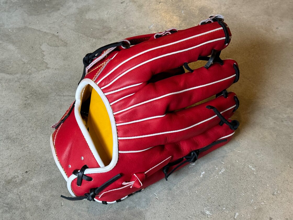 限定モデル【GS】軟式用グローブ 左投げ用 ガッチリ鬼掴みヘラクレス型  