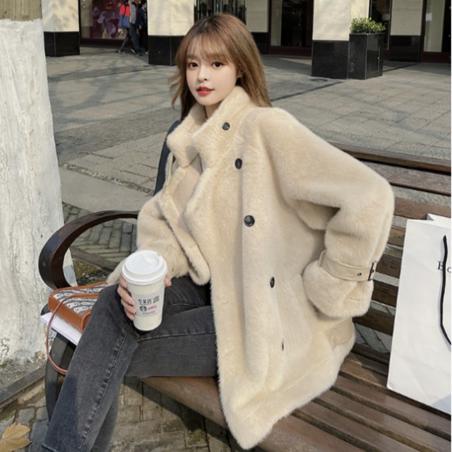 Fano Studios ジップアップブルゾン アイボリー M ボアコート Fano