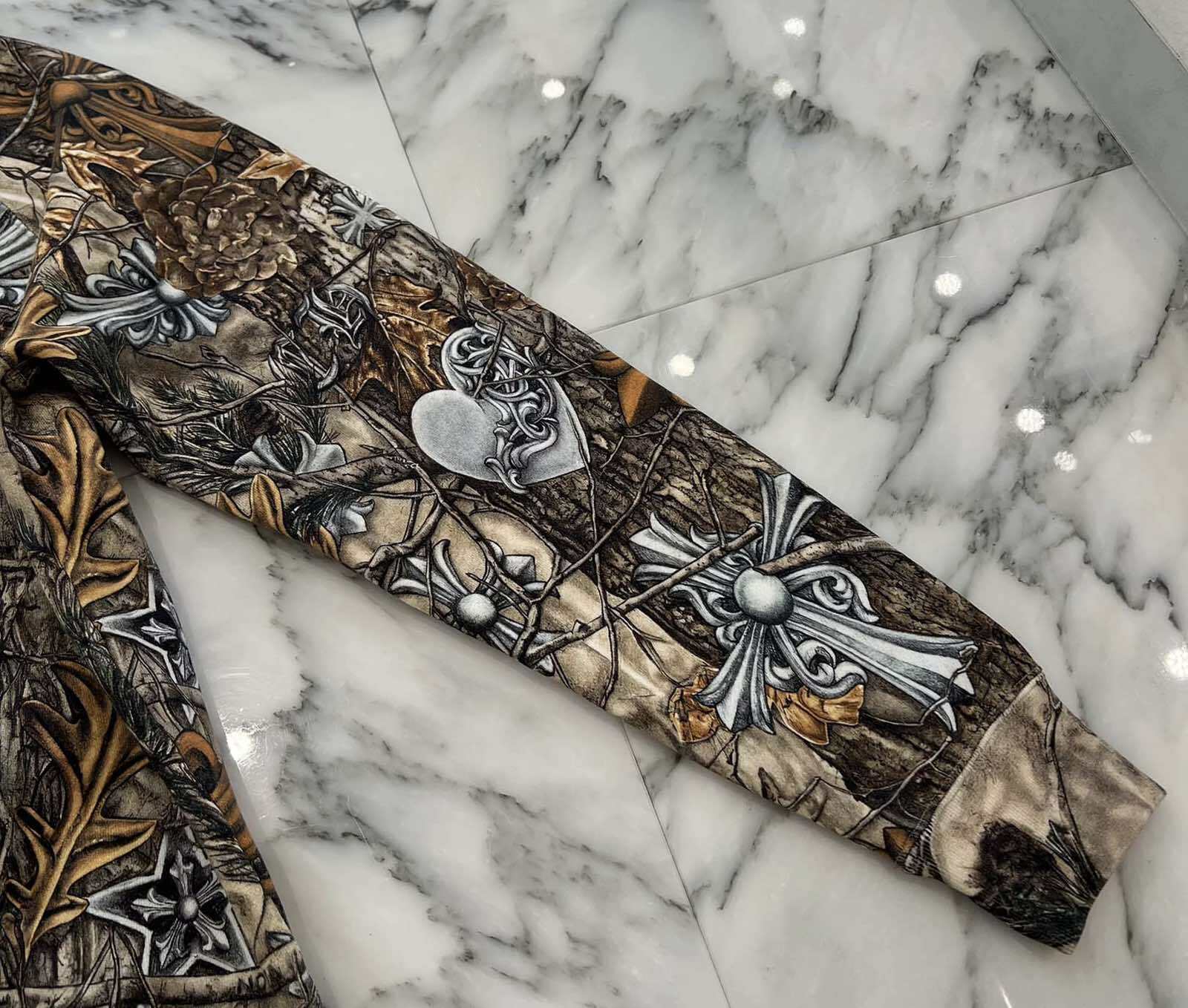 CHROME HEARTS クロムハーツ × ナイキ × ドレイク ノクタ カモネック