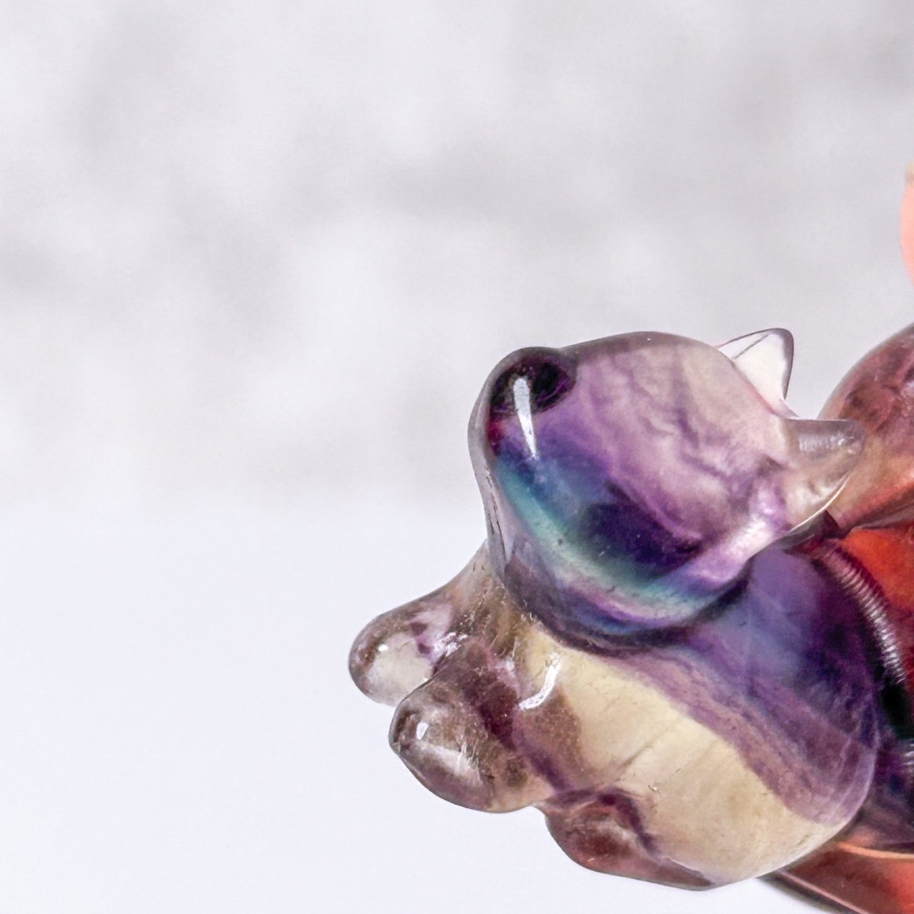 フローライト九尾(キツネ) ✳︎ Fluorite ✳︎ 天然石