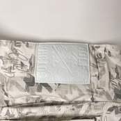 GOTCHA GOLF ガッチャゴルフ 総柄 ストレッチ スラックスパンツ XL/ホワイト