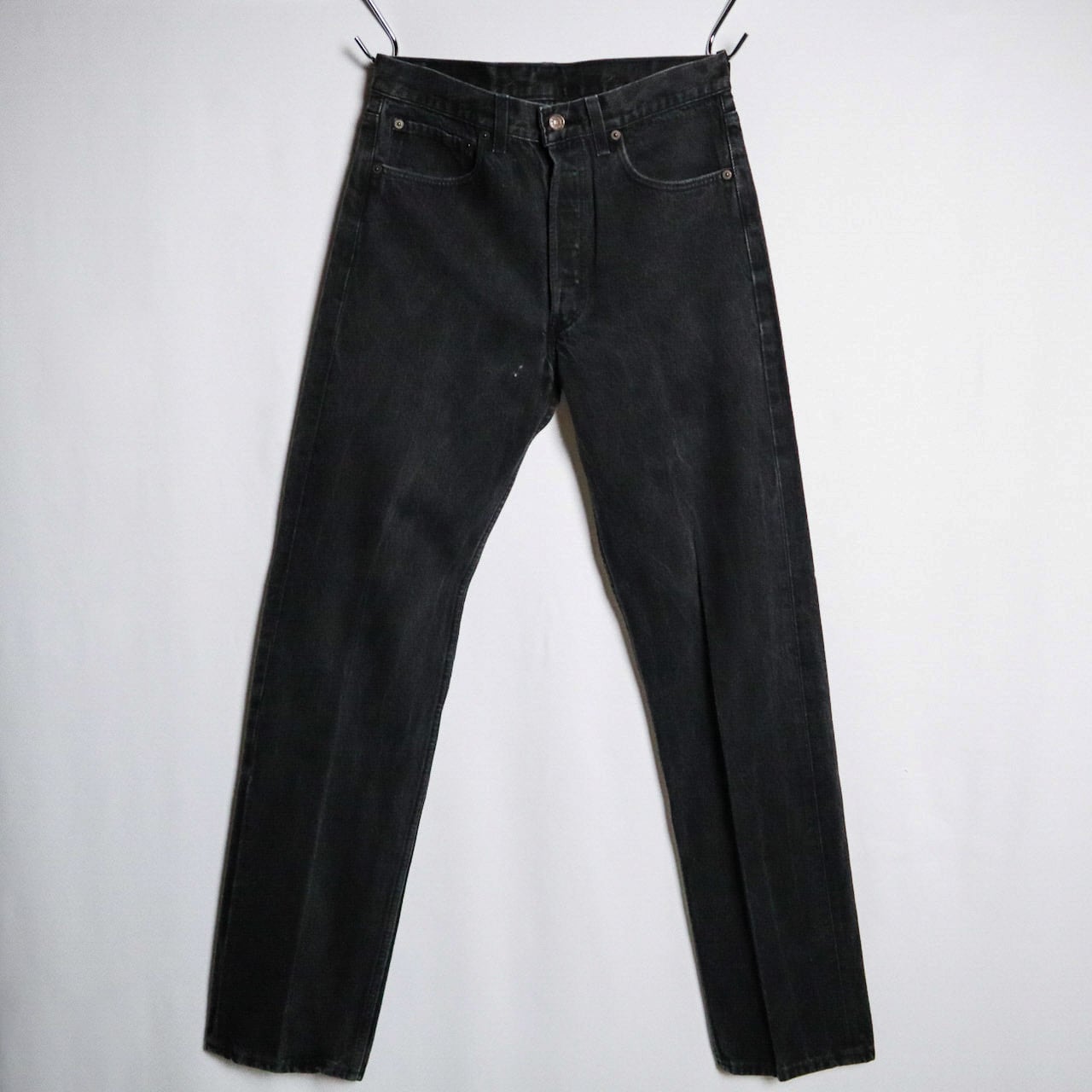 90s Levi's 501 BLACK 米国製 リーバイス 後染め ブラック イ