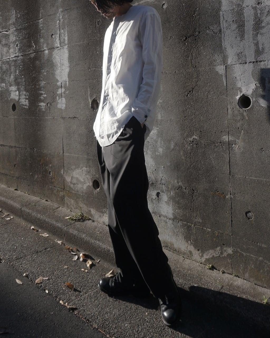 26SS[PRE] ご予約限定品 / LINEN RIBBON SHIRTS / WHT | ASKYY TOKYO