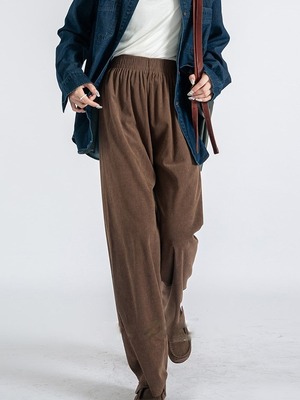 Drape corduroy pants（ドレープコーデュロイパンツ）b-994