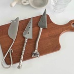 チーズナイフ　猫モチーフ　