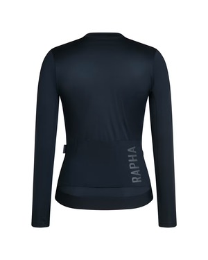 WOMEN'S PRO TEAM LONG SLEEVE LIGHTWEIGHT JERSEY CARBON/DARK GREY