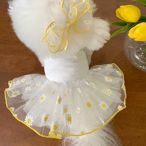 【PET】全2種類ふんわり苺&花模様刺繍キャミワンピース