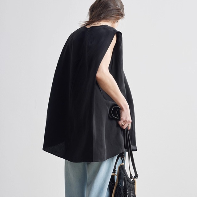 【VネックノースリーブAライントップス】P00279