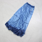 【美品 社交ダンス衣装】スカート レッスンウェア 練習着 ICHIOKU イチオク 青 ブルー 無地 シンプル かわいい 可愛い 清楚