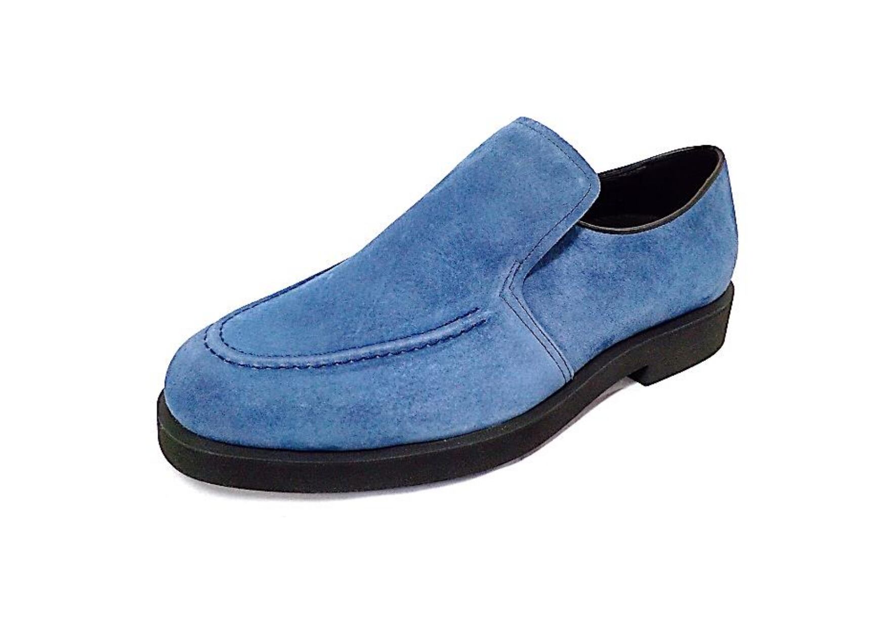 【Hush Puppies】 M-13T Blue Velvet Uチップ EARL Made in japan Limited