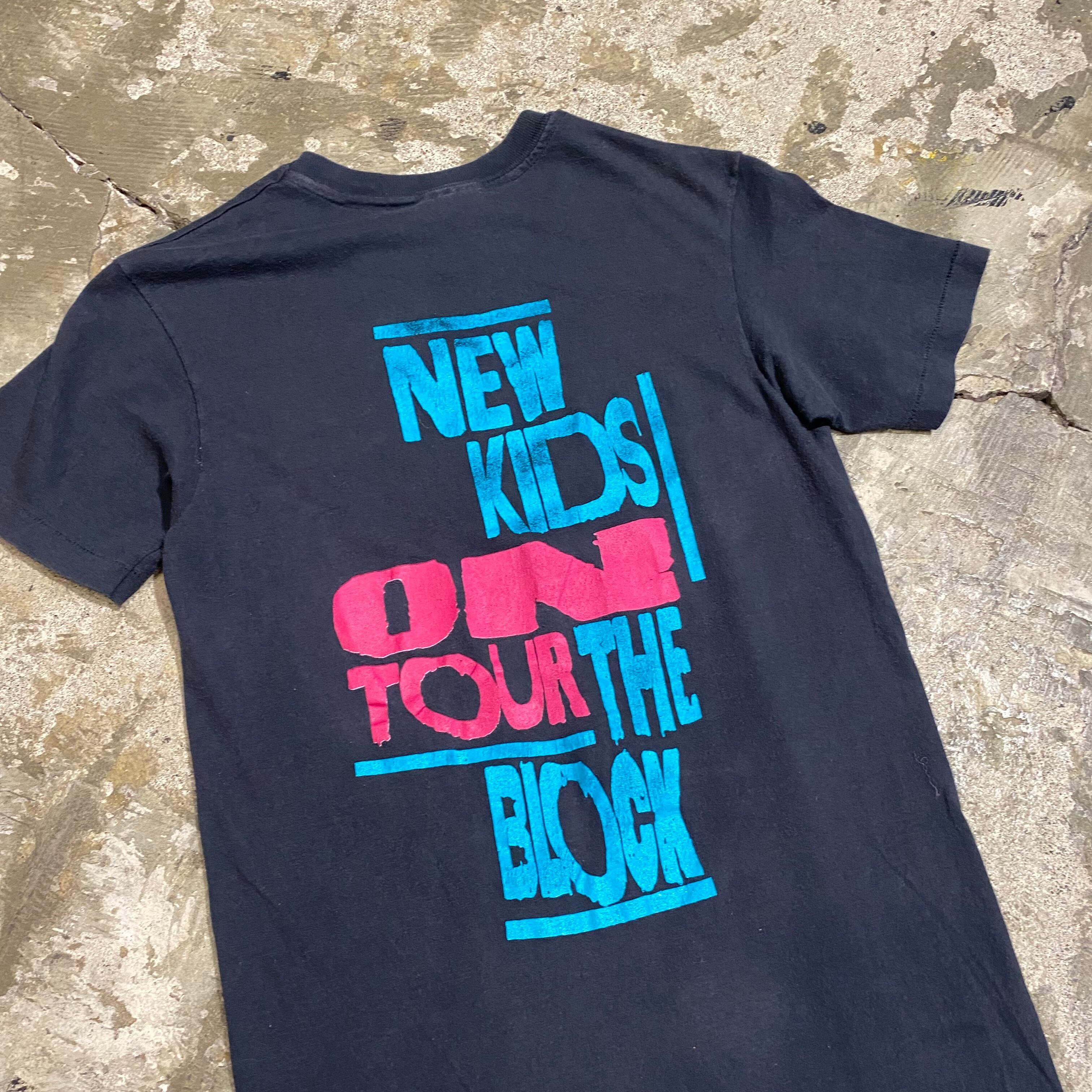 90年代 USA製 sizeS NEW KIDS IN THE BLOCK プリントTシャツ 両面