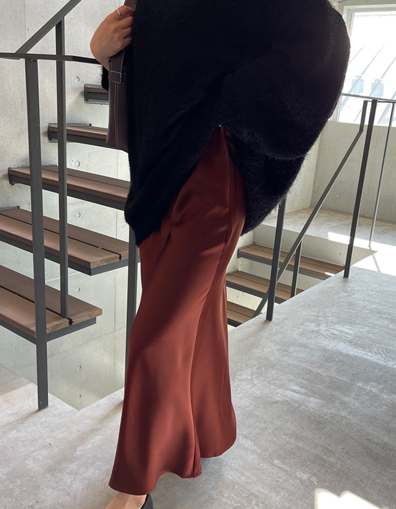 【23aw】Mermaid Satin Skirt_6colors