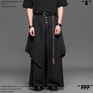 RFDRFD 26SS フェイクツーピースハカマパンツ