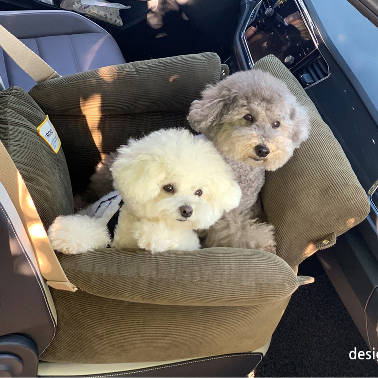 Premium 2WAY-Driving Kit【Olive】 / Dugroo / Dog Car Seat / 日本未入荷