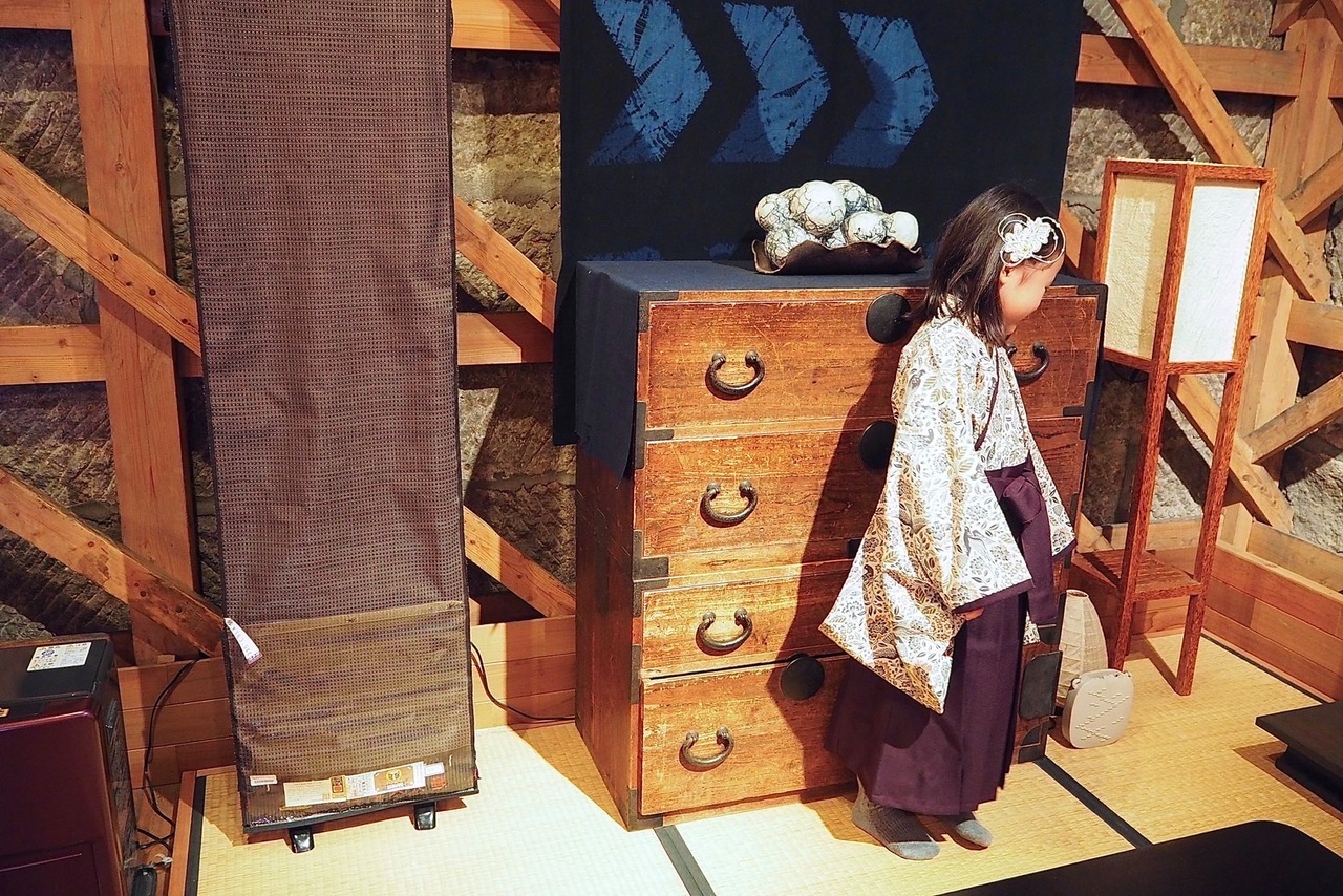 キッズ用袴 RAKUHAKA【山鳩】95〜105cm相当 3歳児 - 9