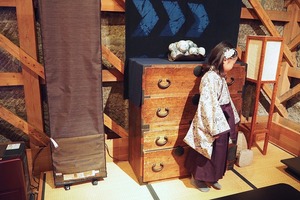 キッズ用袴 RAKUHAKA【山鳩】95〜105cm相当 3歳児
