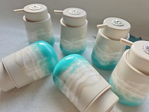 504.オーシャンレジンアート ソープディスペンサー泡タイプ